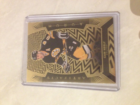 Cam Neely [Artifacts - Aurum - THICK STAMP - Gold Plate 2021 - 2022]