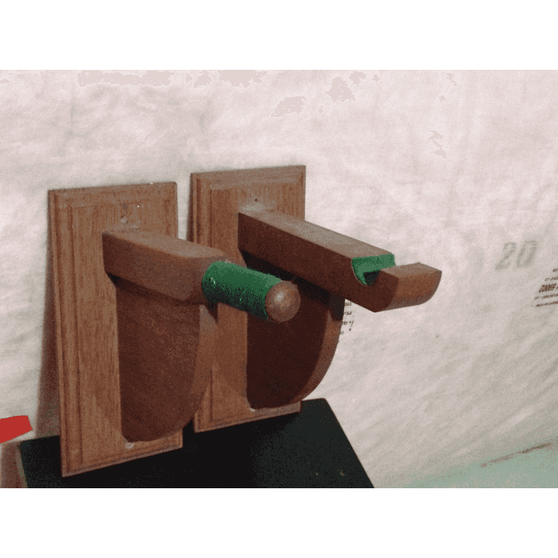 bicycle wall mount: single - custom handcraft "keith" [1991]