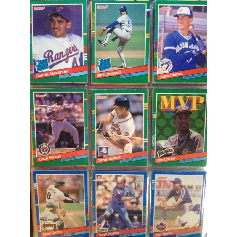 Lot of (15) 1987 Signed Donruss Baseball Cards with #251 Douglas