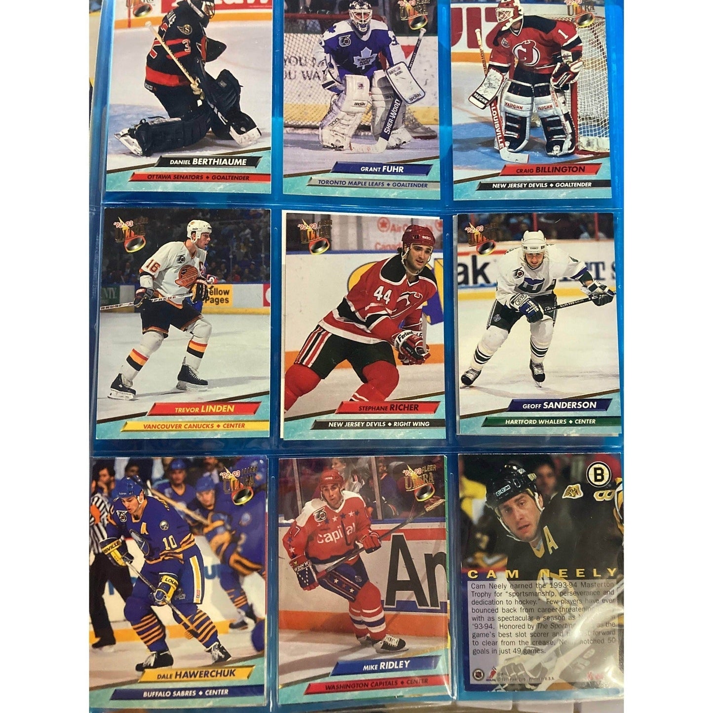 Hockey Cards: Fleer Ultra [1992+2008+2014] BooksCardsNBikes