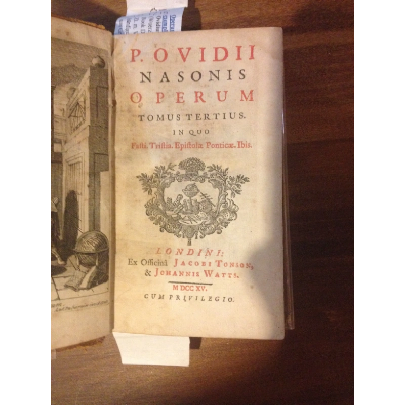 NASONIS OPERUM   BY:  OVID BooksCardsNBikes