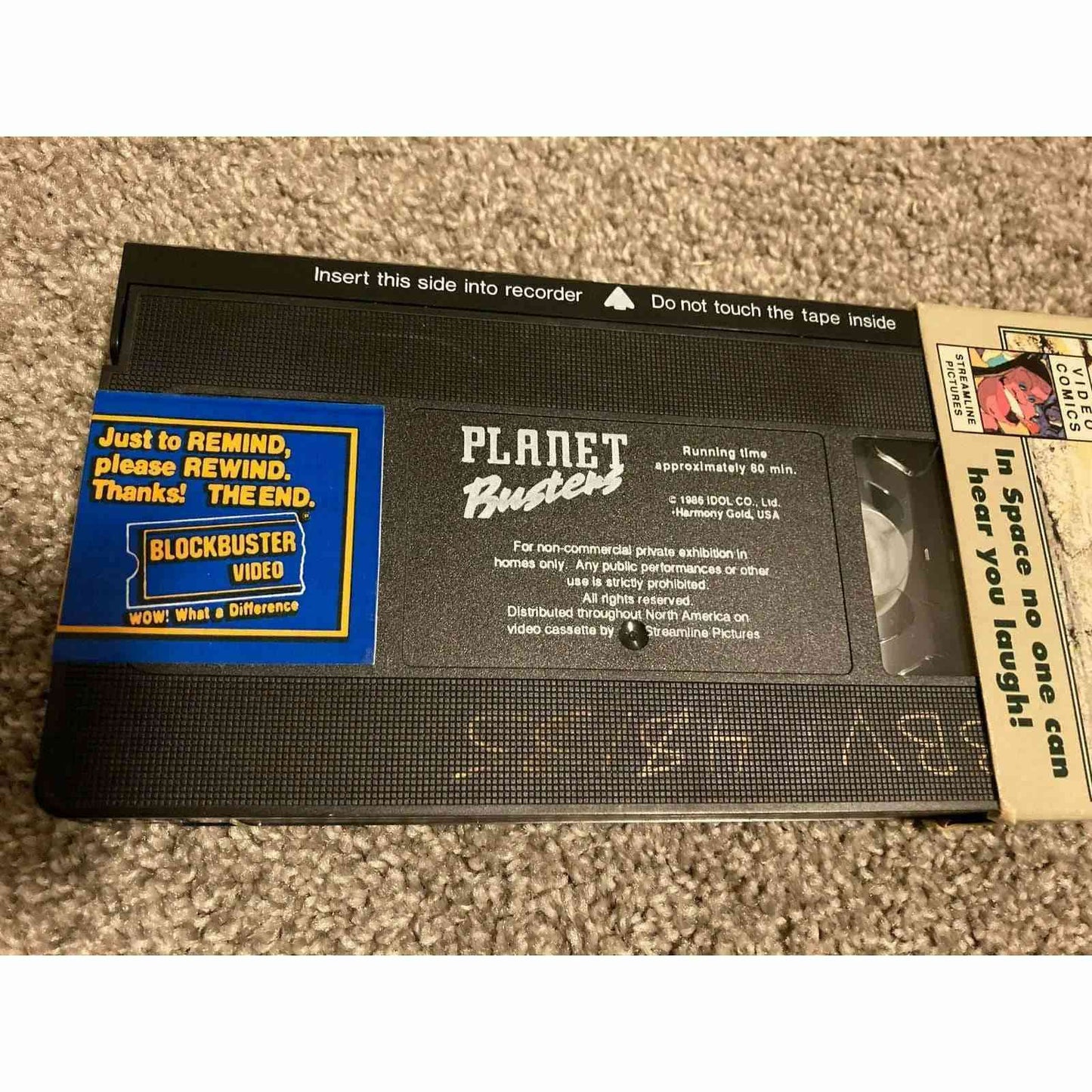 Planet Busters [VHS 1992] 1986 Video Comics BooksCardsNBikes