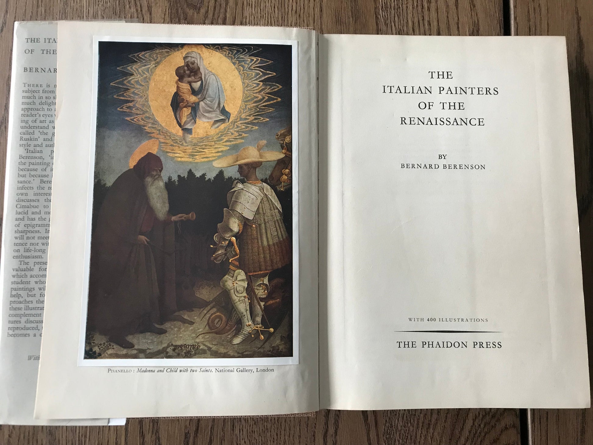 THE ITALIAN PAINTERS OF THE RENAISSANCE  - BERNARD BERENSON BooksCardsNBikes