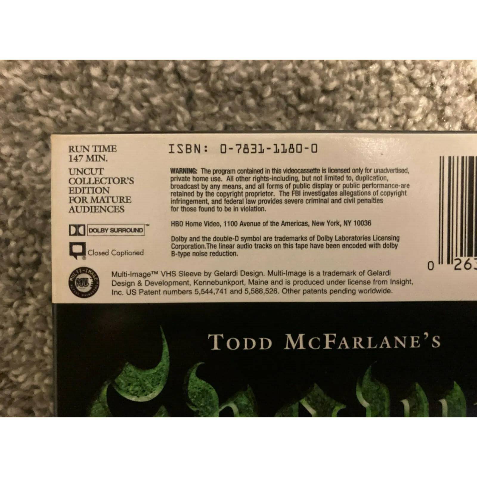 Todd McFarlanes Spawn (VHS, 1997, Unrated) BooksCardsNBikes