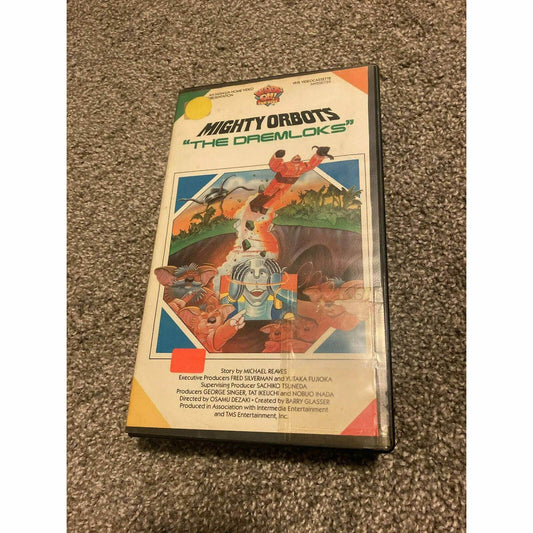 VHS Blackshell 1987 TMS: Mighty Orbots BooksCardsNBikes