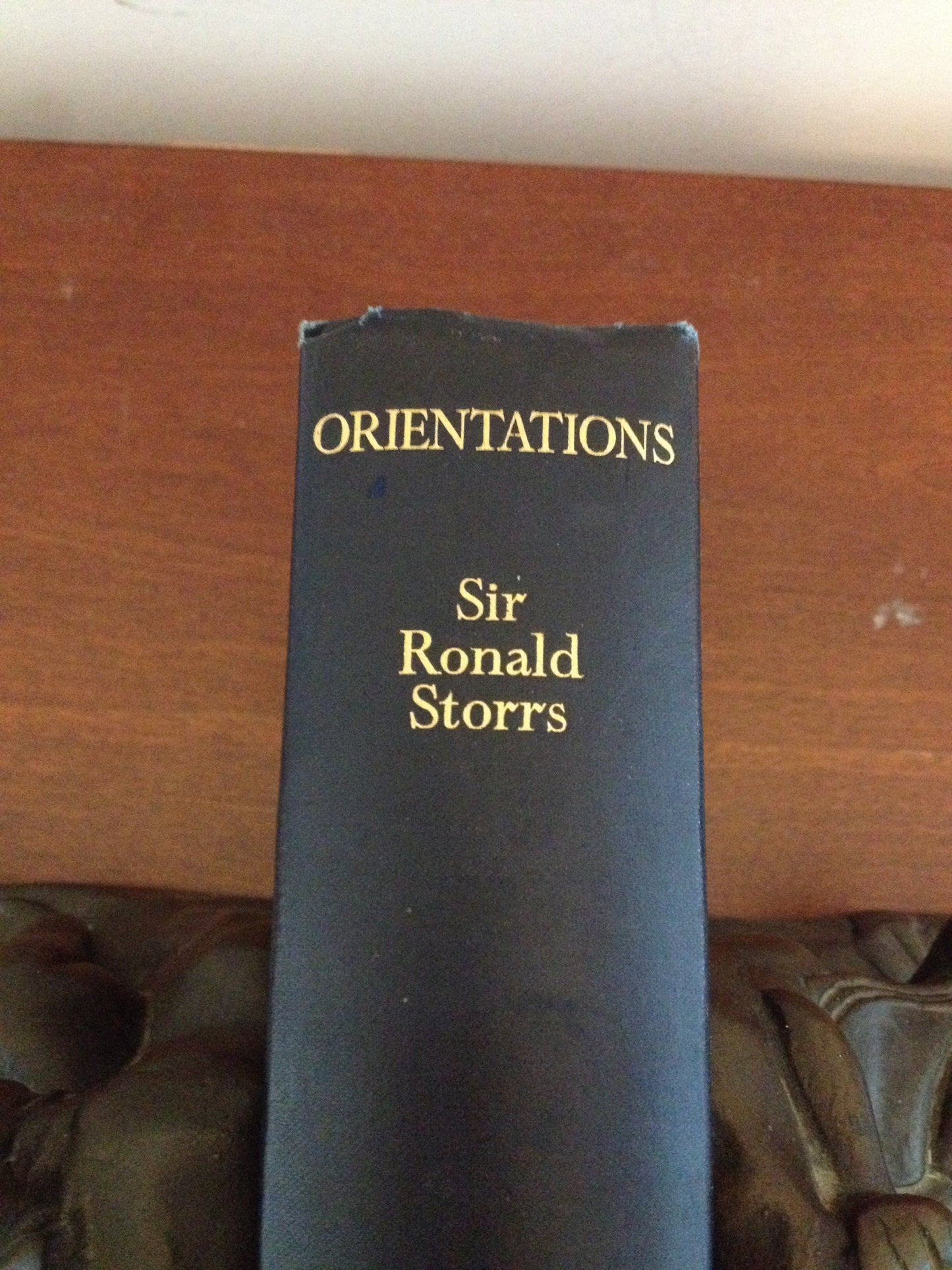 ORIENTATIONS - RONALD STORRS