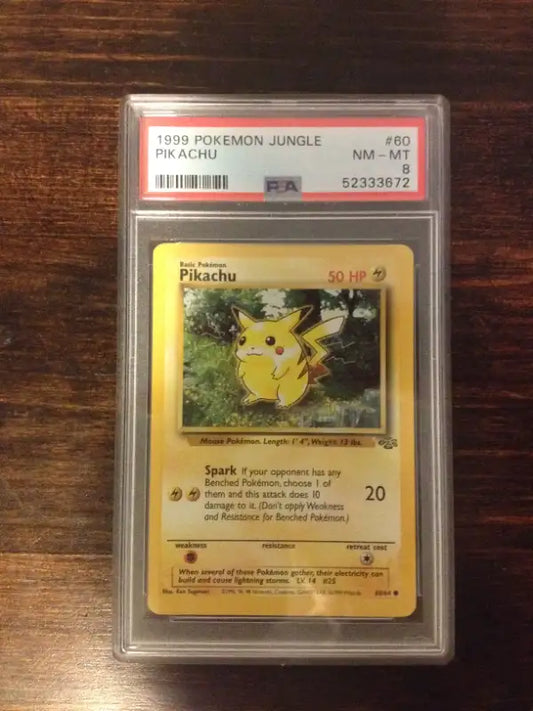 Pikachu [Jungle - PSA Graded 8]