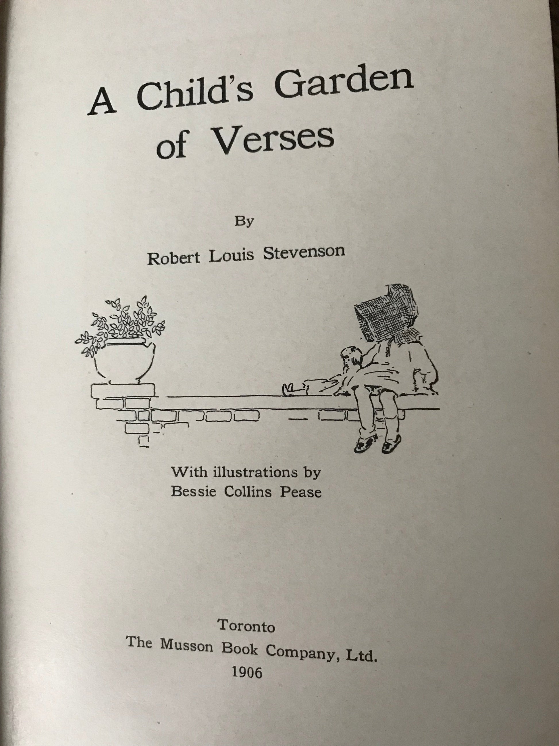 A Child's Garden of Verses, Robert Louis Stevenson