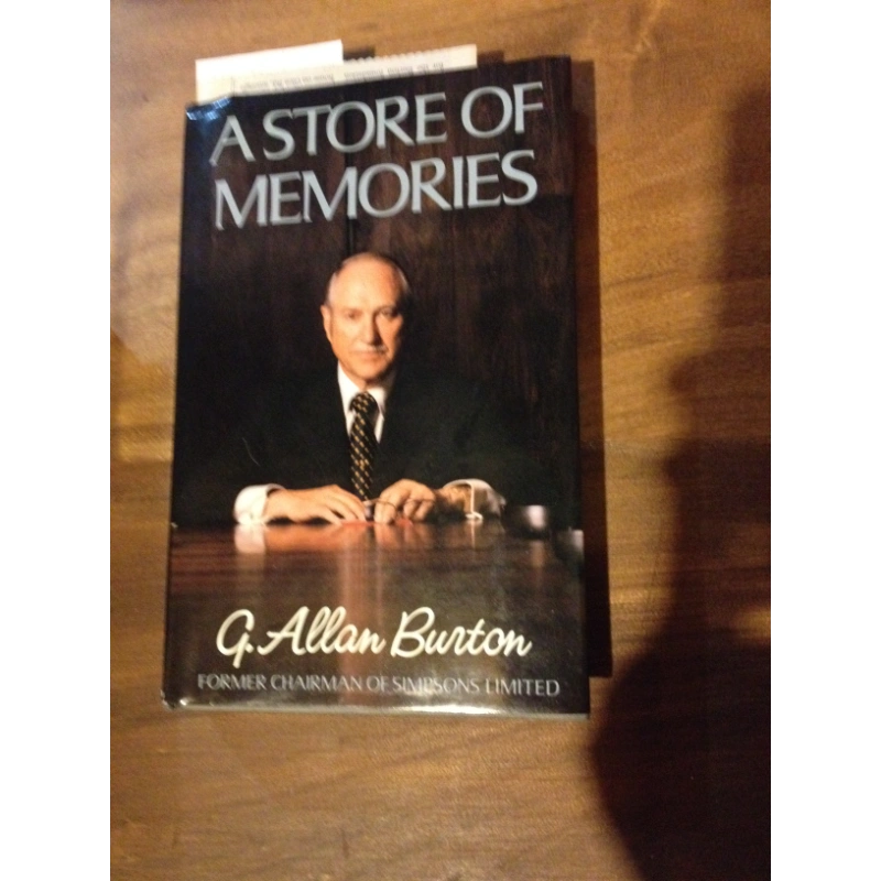 A STORE OF MEMORIES - G ALLAN BURTON BooksCardsNBikes