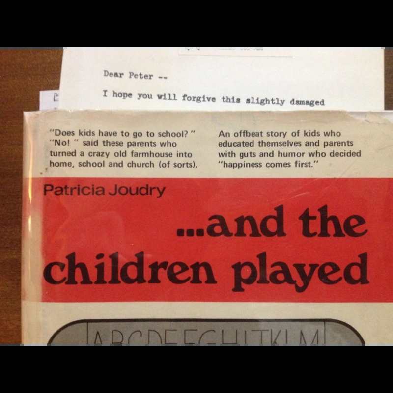 ...AND THE CHILDREN PLAYED  BY: PATRICIA JOUDRY BooksCardsNBikes