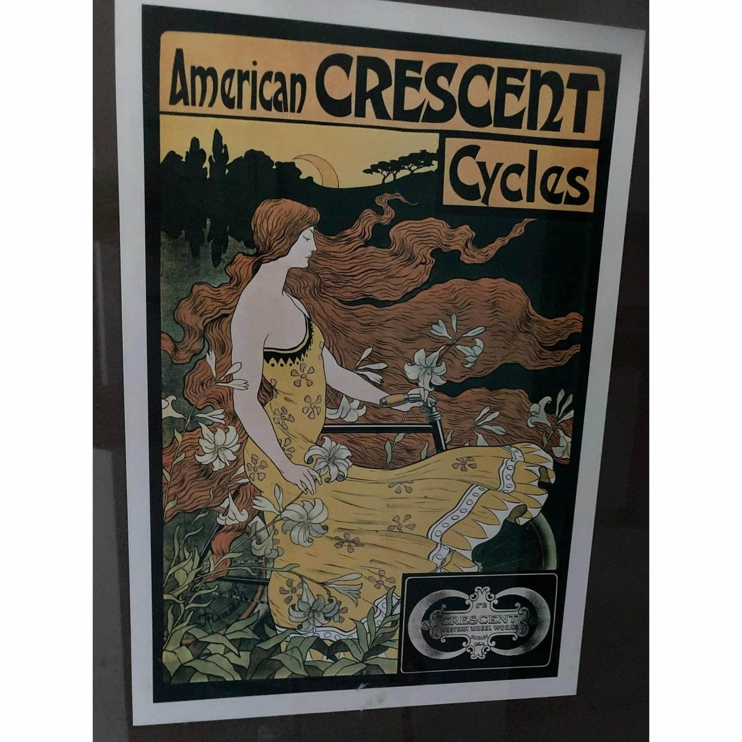 American Crescent Cycle [Poster Collectible] BooksCardsNBikes