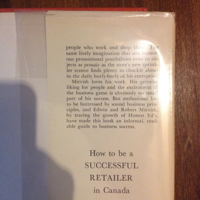 BUSINESS IS PEOPLE - HONEST ED'S BY: ROBERT F. MIRVISCH BooksCardsNBikes