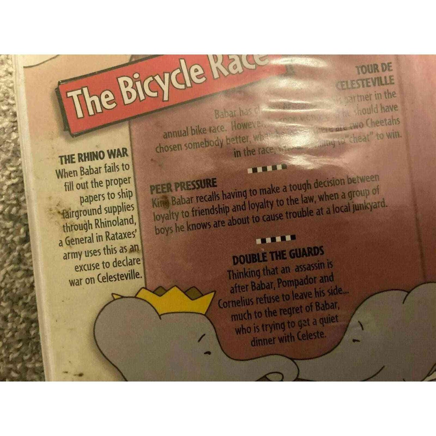 Babar: Bicycle Race [VHS-More Tapes Here!] BooksCardsNBikes
