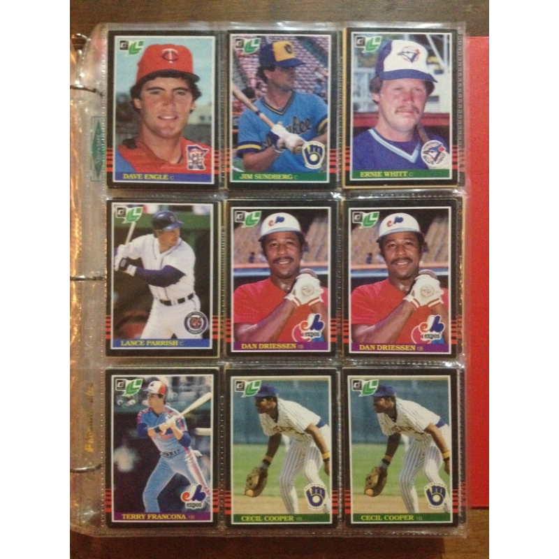 Jim Gantner #186 Fleer Baseball Card