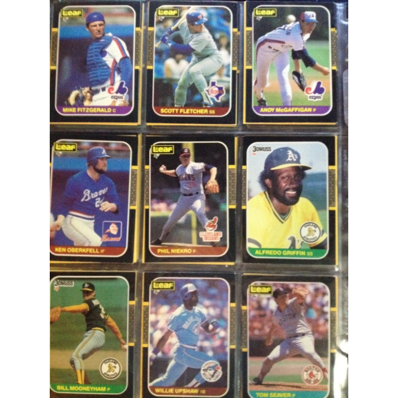 1991 Leaf Baseball Larry Walker Card #241