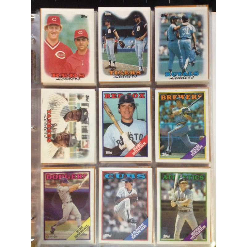 Mike Scioscia - Dodgers #225 Topps 1988 Baseball Trading Card
