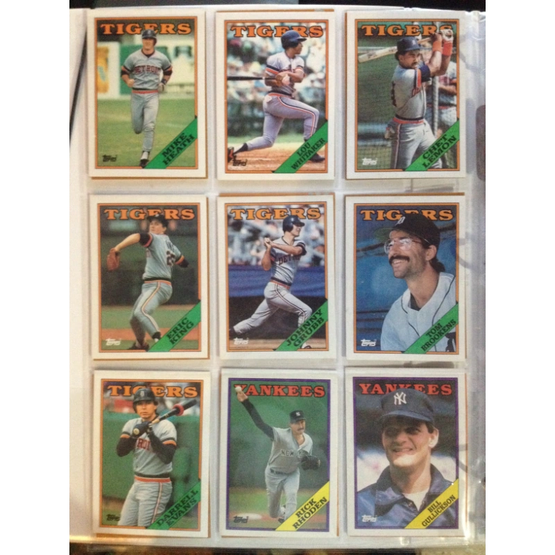 Rickey Henderson - Yankees #60 Topps 1988 Baseball Trading Card