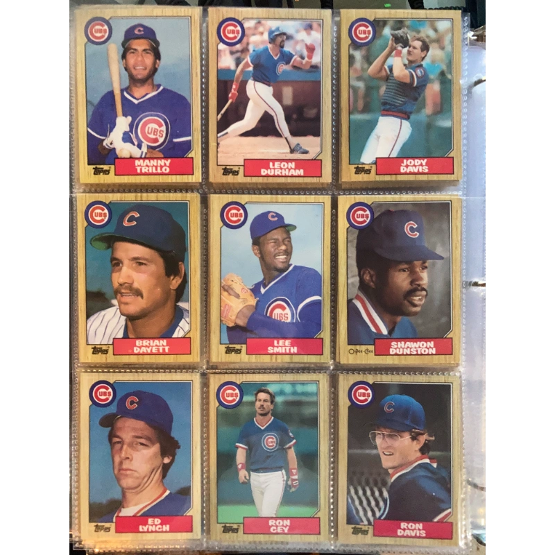 1987 RON CEY Chicago CUBS Vintage Topps Baseball Card Number