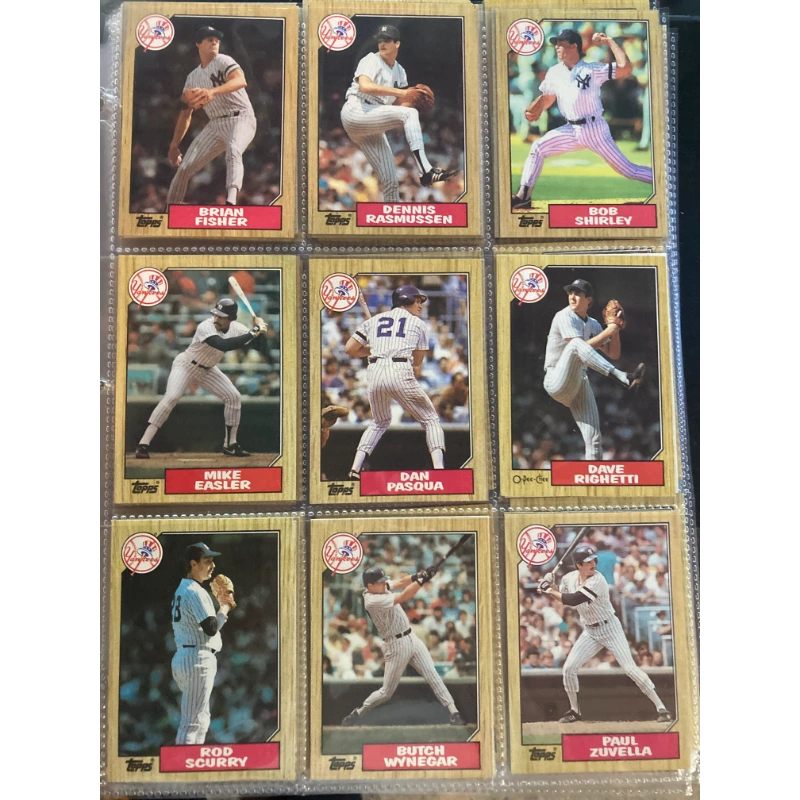 1982 Topps #482 Lot of 9 Dave Righetti NY Yankees Rookie Baseball