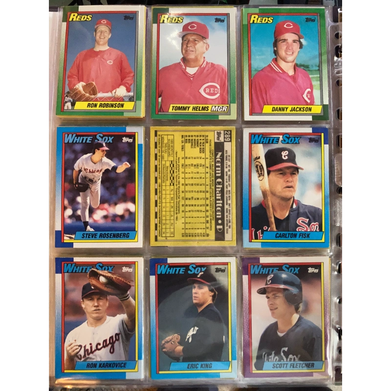 Baseball Cards: Topps [1990 -> 150+ For Sale] BooksCardsNBikes