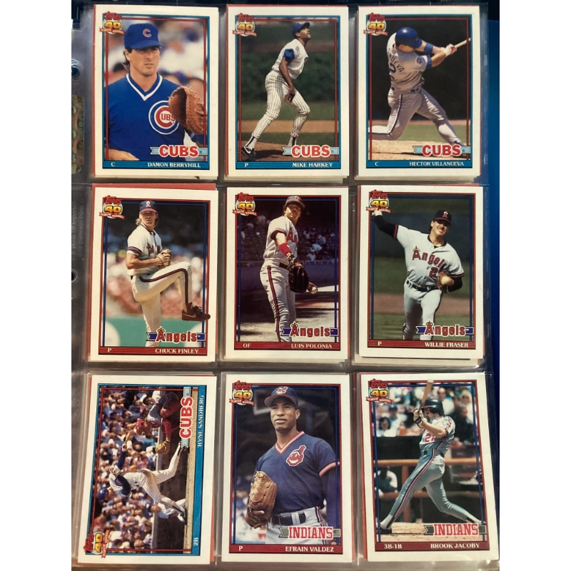 1991 Topps Shawon Dunston Chicago Cubs Baseball Card GMMGA