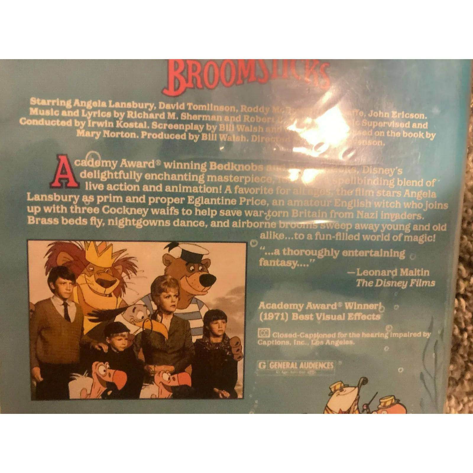 Bedknobs Broomsticks (VHS, 1997 - Disney) BooksCardsNBikes