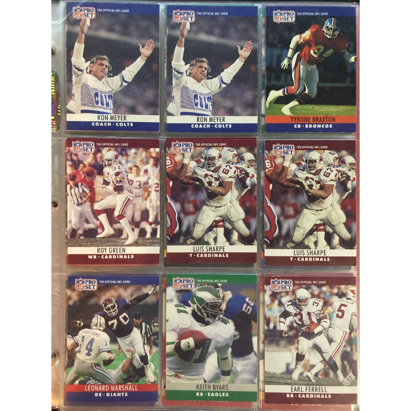 Football Cards: Assorted #1 PACK DEAL [Pro Set + More] BooksCardsNBikes