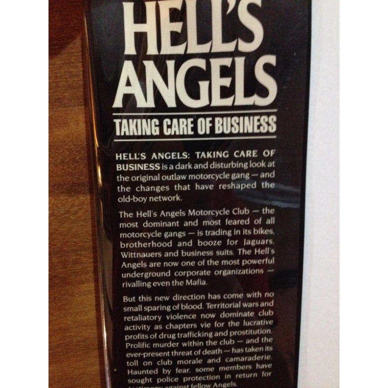 HELLS ANGELS - TAKING CARE OF BUSINESS  BY: YVES LAVIGNE BooksCardsNBikes