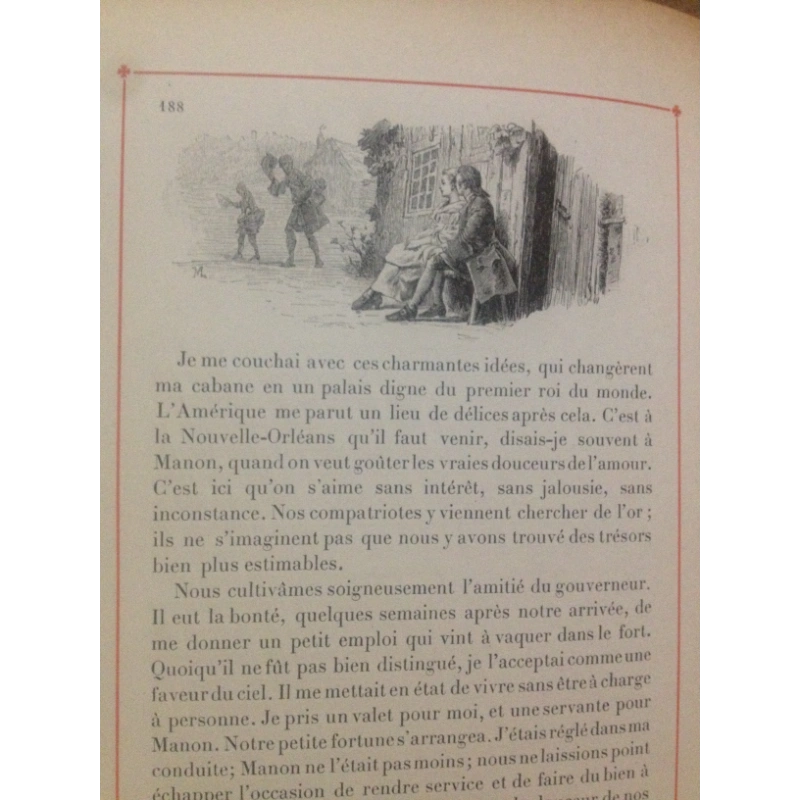 HISTOIRE DE MANON LESCAUT   BY: L'ABBE PREVOST ILL. DE MAURICE LELOIR BooksCardsNBikes