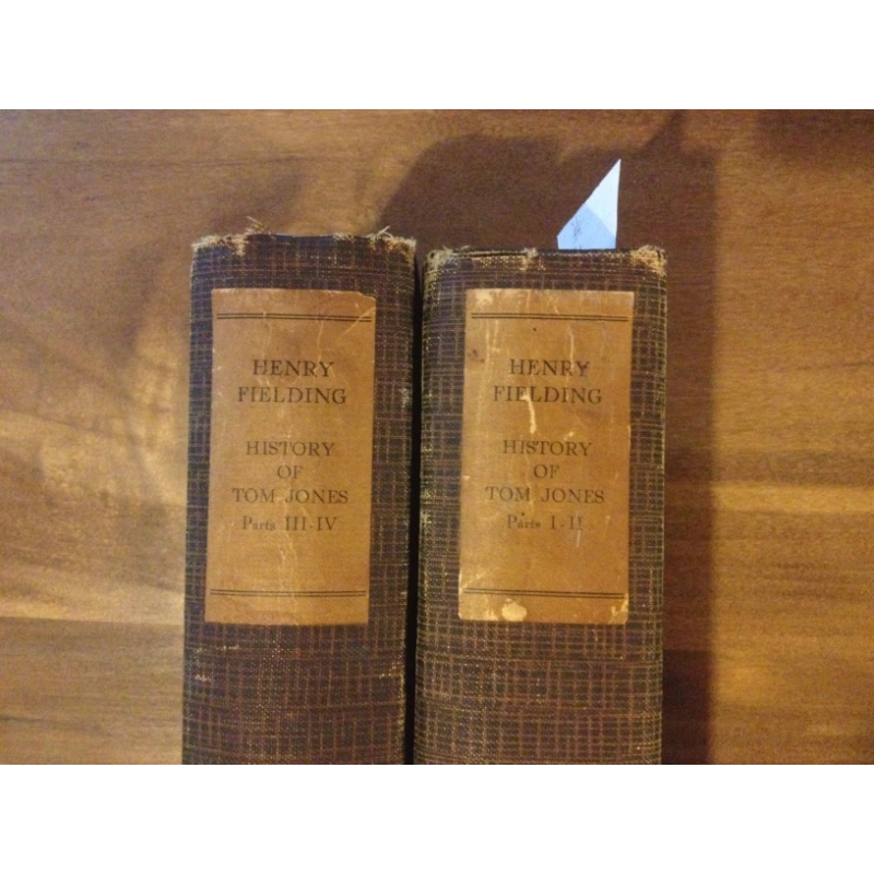 HISTORY OF TOM JONES [2 VOLUMES]  BY: HENRY FIELDING BooksCardsNBikes