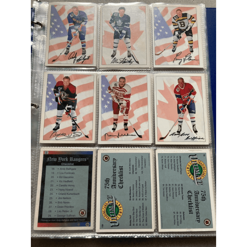 Hockey Cards: 75th Anniversary-Ultimate Cards [1992] BooksCardsNBikes