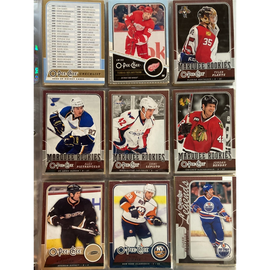 Hockey Cards: O-Pee-Chee [2007-2009] Small 100+ BooksCardsNBikes
