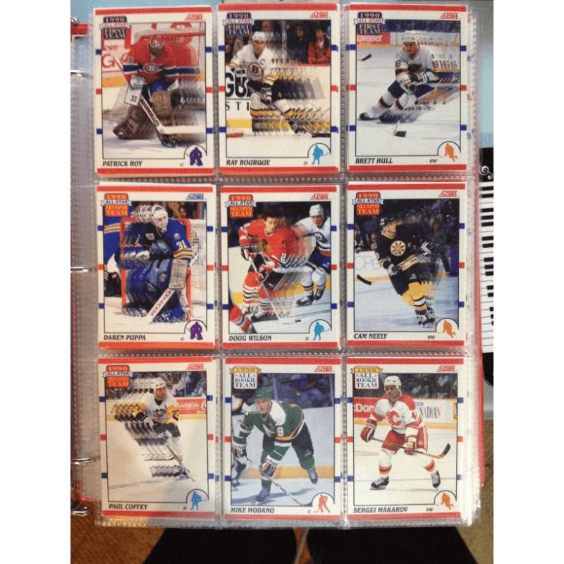 Hockey Cards: Score [1990-1991] Large Set! 200+ BooksCardsNBikes