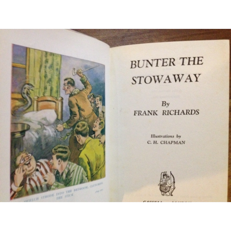 BUNTER THE STOWAWAY BY:  FRANK RICHARDS - Books - Childrens/Humor