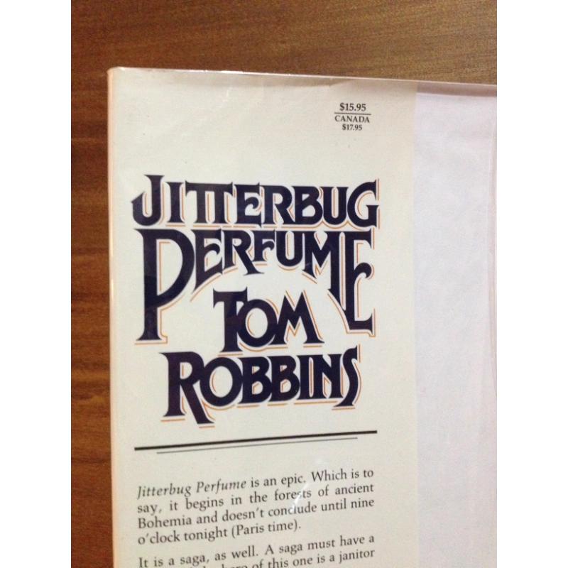 JITTERBUG PERFUME  BY: TOM ROBBINS BooksCardsNBikes