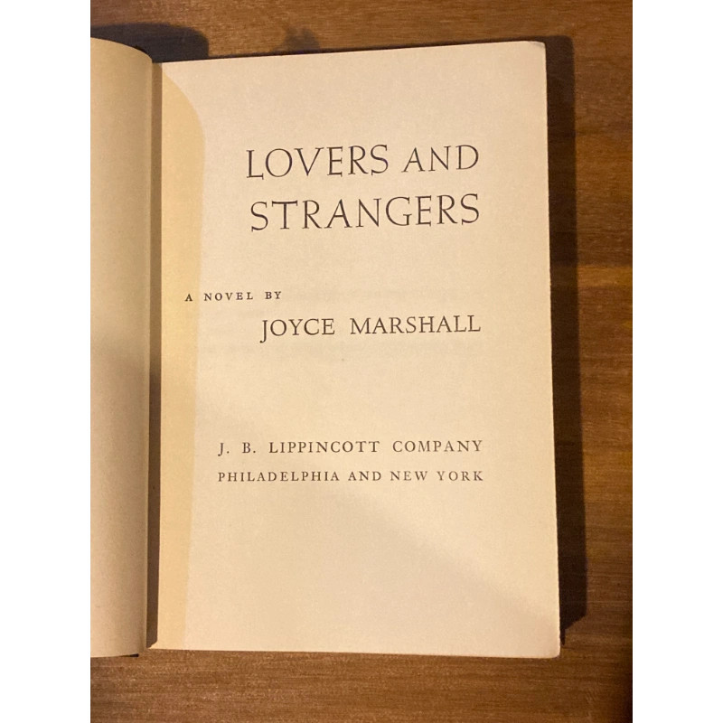 LOVERS AND STRANGERS  BY: JOYCE MARSHALL BooksCardsNBikes