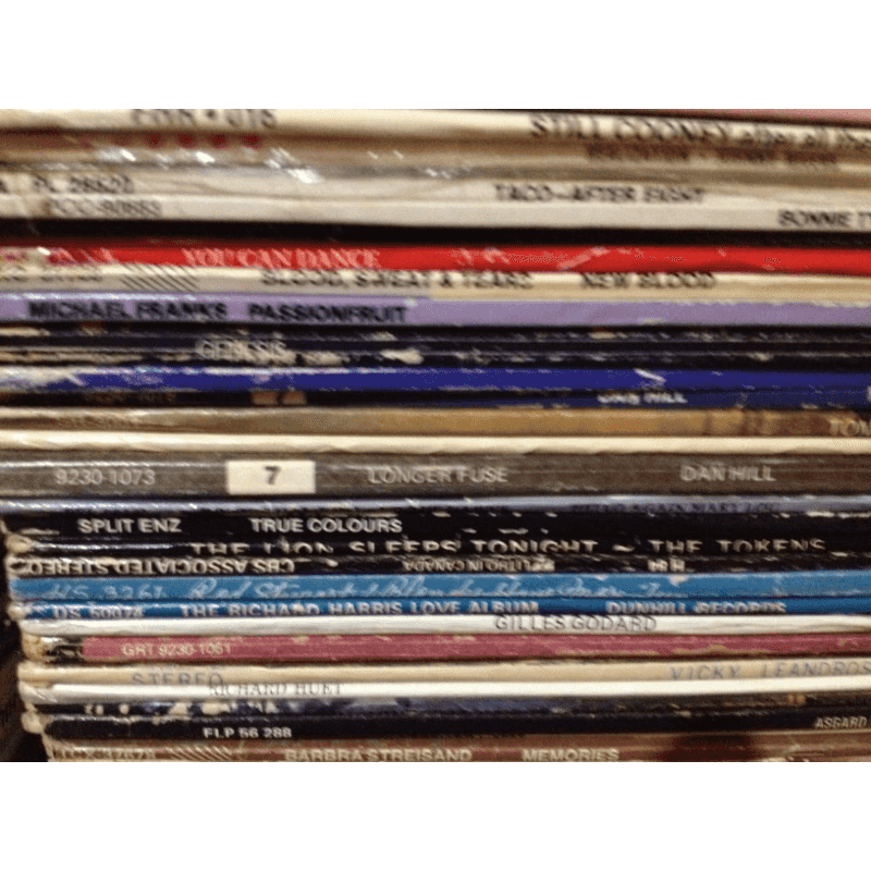 LP MASSIVE 33 + 78 RPM RECORDS COLLECTION RARE SIGNED BooksCardsNBikes