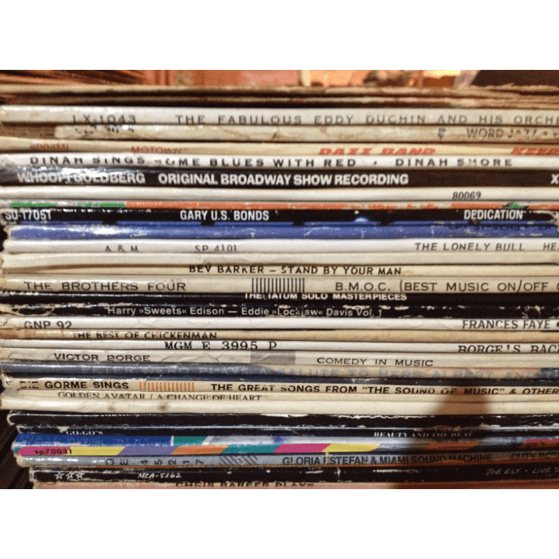 LP MASSIVE 33 + 78 RPM RECORDS COLLECTION RARE SIGNED BooksCardsNBikes