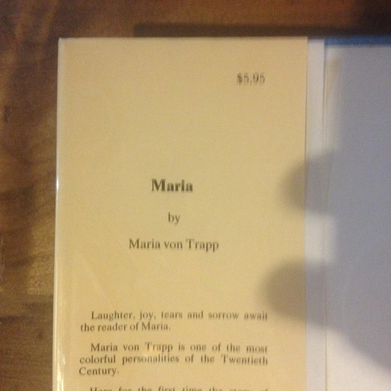 MARIA BY: M. VONN TRAPP BooksCardsNBikes