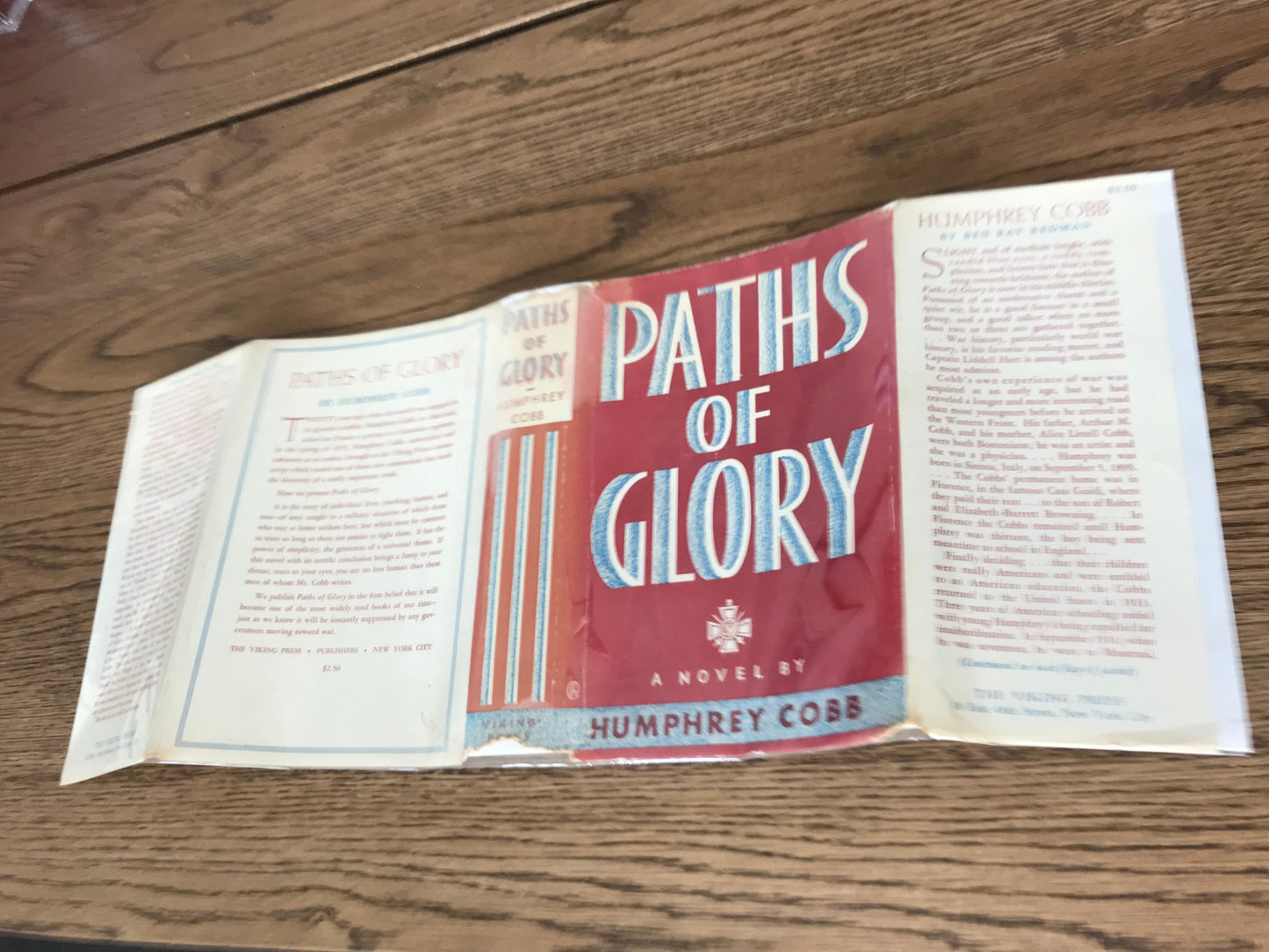 PATHS OF GLORY -            HUMPHREY COBB BooksCardsNBikes