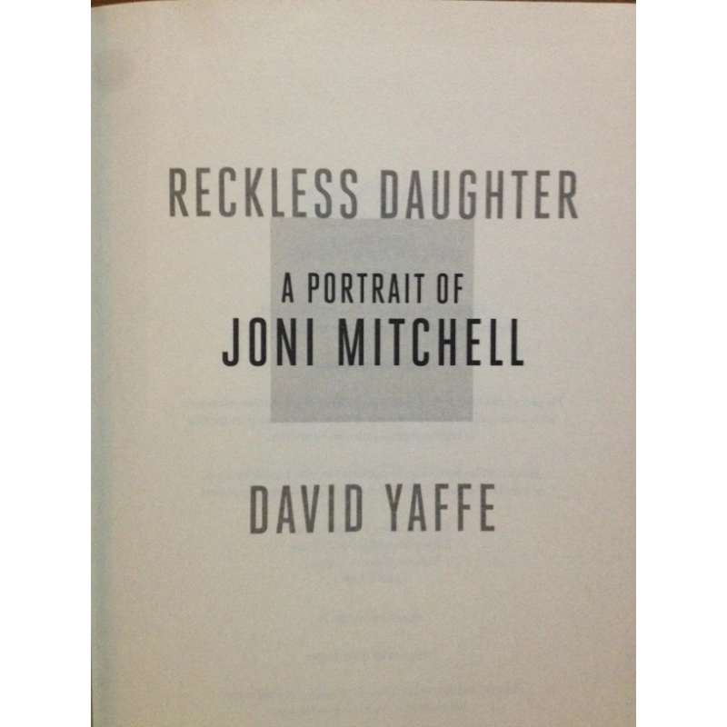 RECKLESS DAUGHTER - DAVID YAFFE BooksCardsNBikes