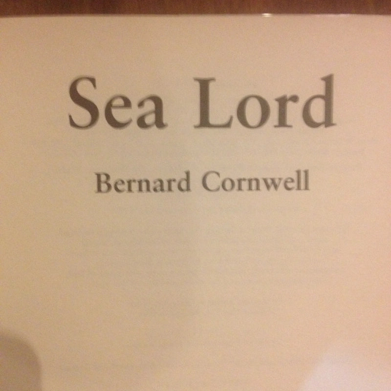 SEA LORD - BERNARD CORNWELL BooksCardsNBikes