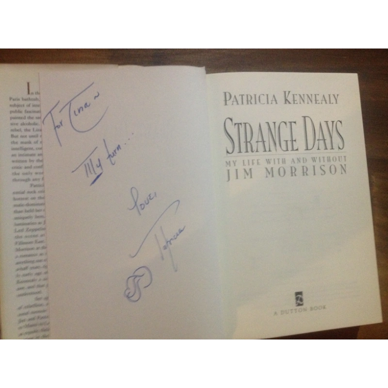 STRANGE DAYS MY LIFE WITH JIM MORRISON - PATRICIA KENNEALY BooksCardsNBikes
