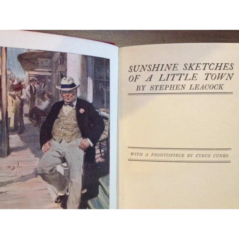 SUNSHINE SKETCHES OF A LITTLE TOWN - STEPHEN LEACOCK BooksCardsNBikes