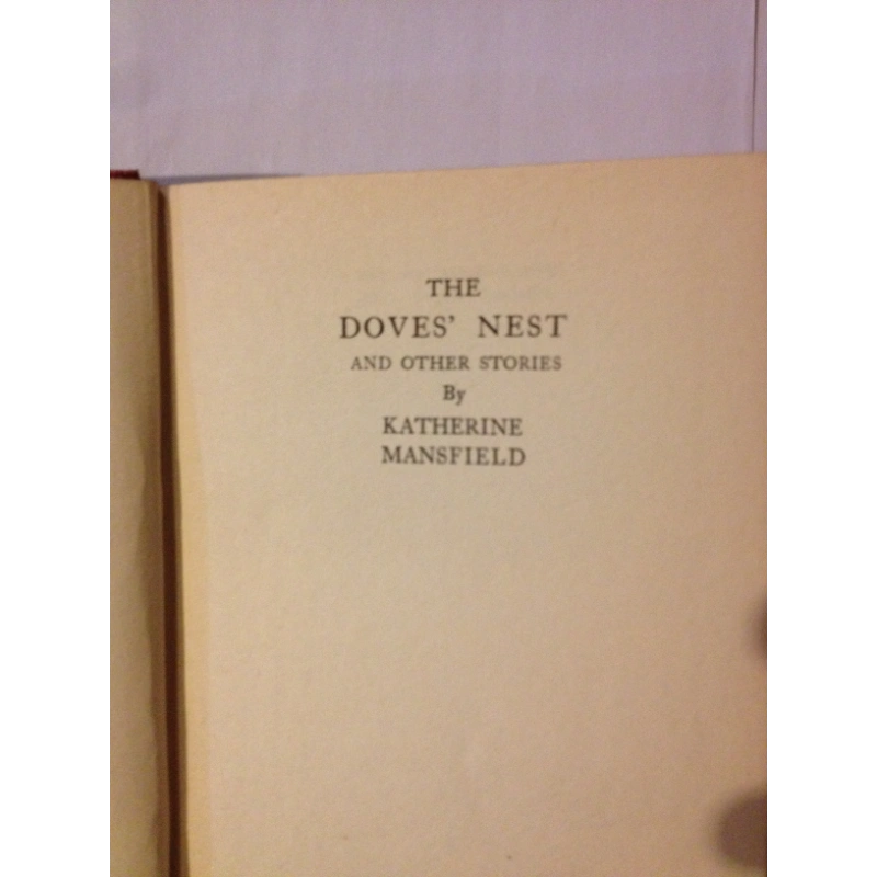 THE DOVES NEST AND OTHER STORIES  BY: KATHERINE MANSFIELD BooksCardsNBikes