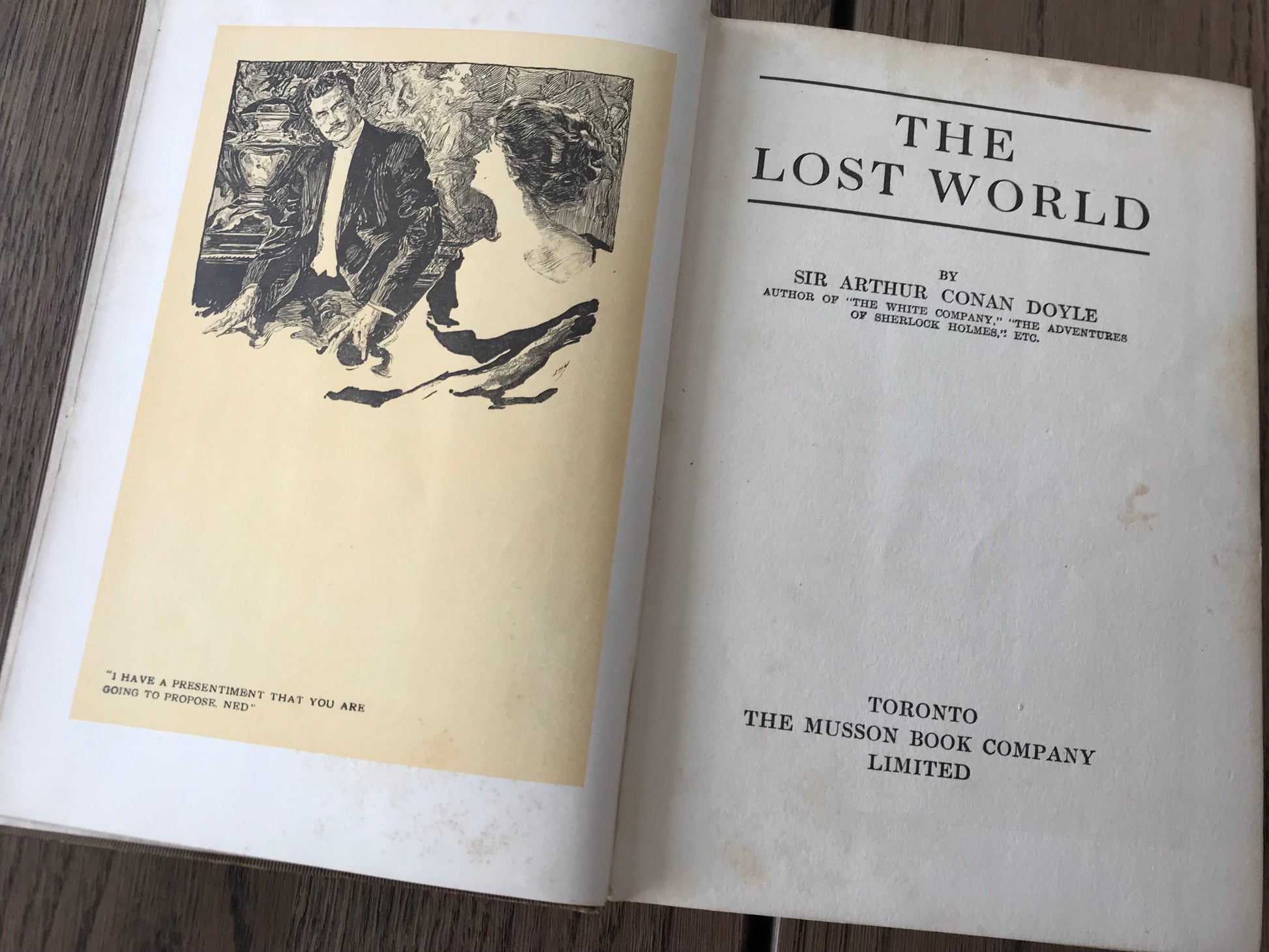 THE LOST WORLD  -         A. CONAN DOYLE BooksCardsNBikes