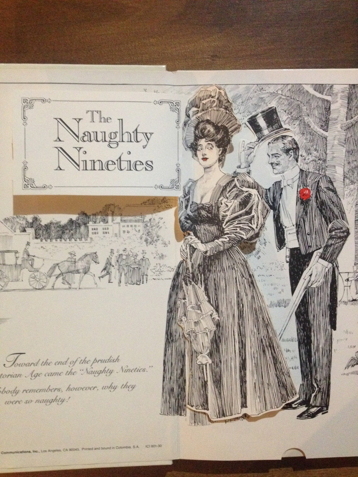 THE NAUGHTY NINETIES [SAUCY POP UP BOOK]  BY: PETER SEYMOUR BooksCardsNBikes