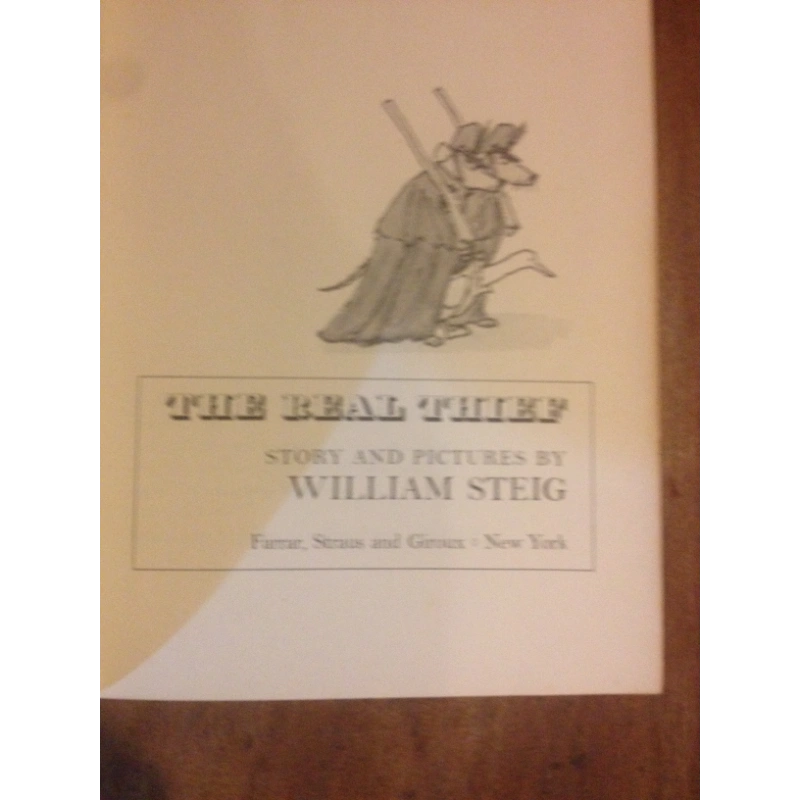THE REAL THIEF  BY: WILLIAM STEIG BooksCardsNBikes