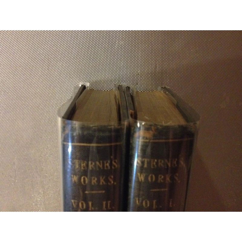 THE WORKS   BY:  LAURENCE STERNE  [2 VOLS] BooksCardsNBikes