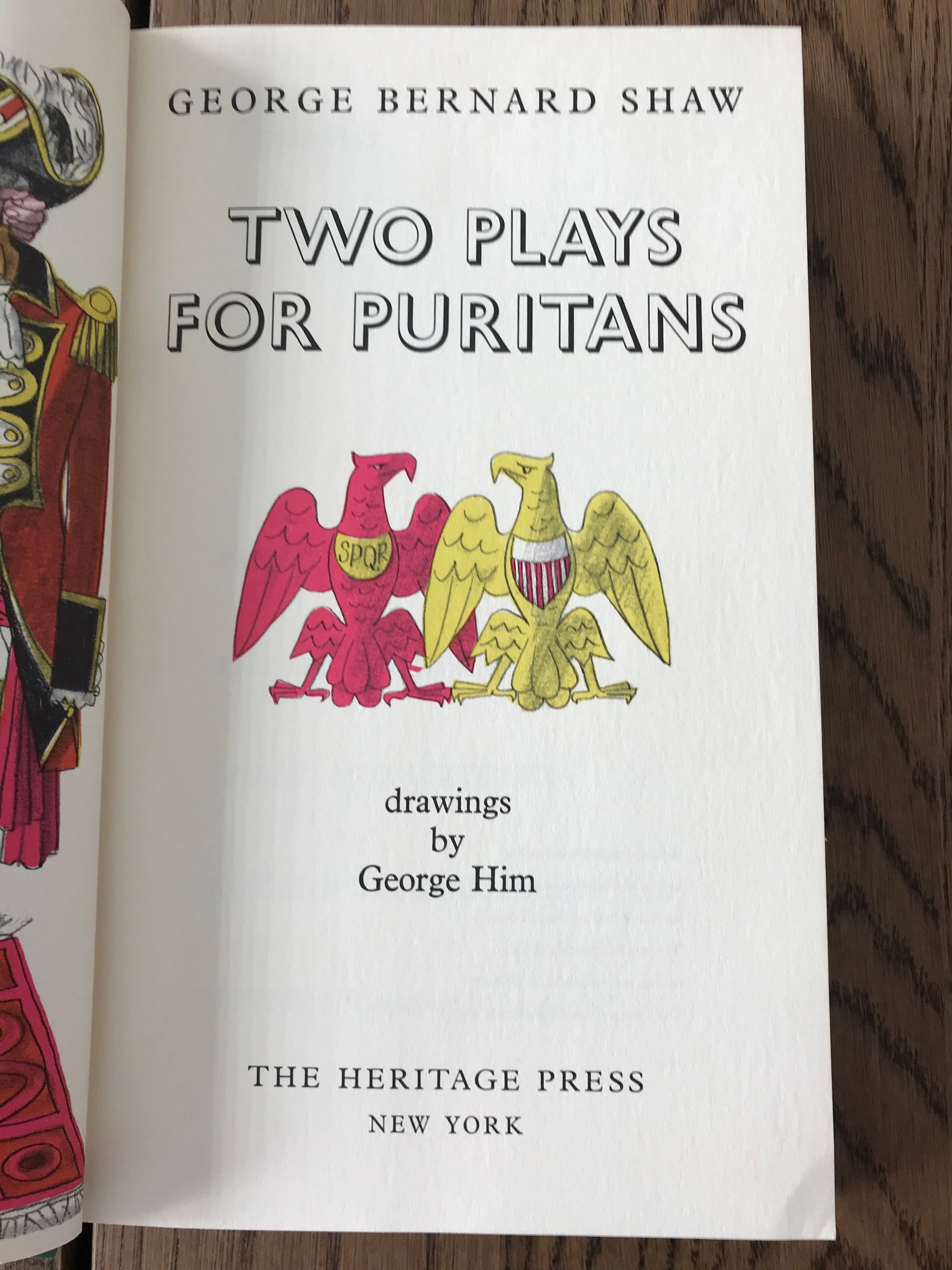 TWO PLAYS FOR PURITANS - BY GEORGE BERNARD SHAW BooksCardsNBikes